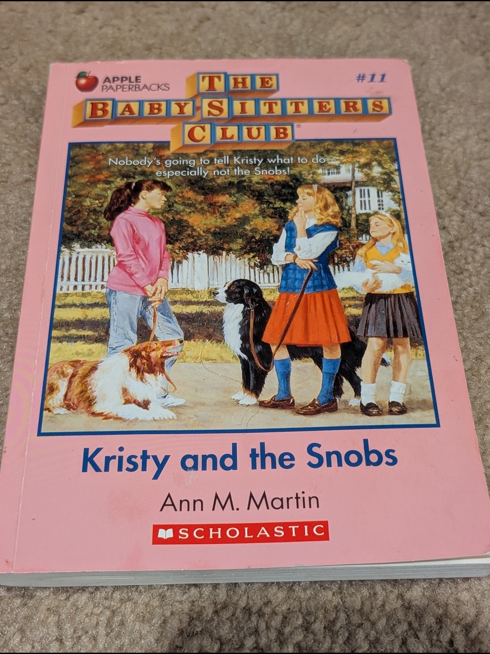 The Baby-Sitters Club: Kristy and the Snobs - Pink Cover